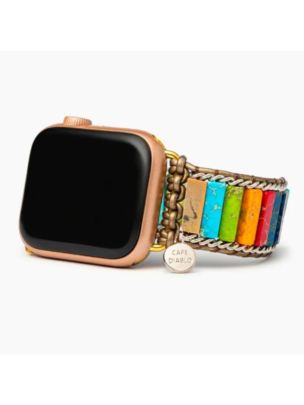 Cape Diablo Genuine Stone Handmade Apple Watch Band NWT